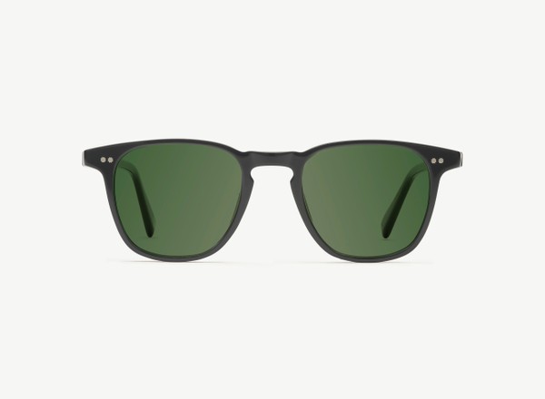 Front view of a pair of eyeglasses called the Architect in Black