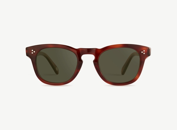 Front view of a pair of eyeglasses called the Diva in Havana