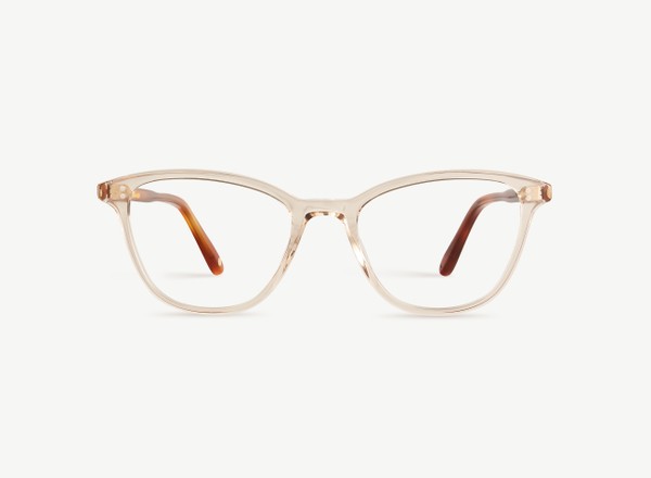 Front view of a pair of eyeglasses called the Dancer in Sunrise