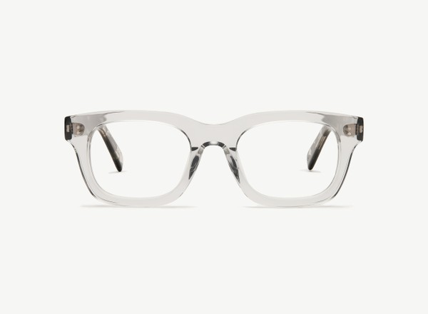 Front view of a pair of eyeglasses called the Partner in Frost