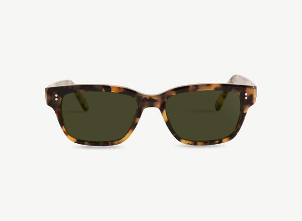 Front view of a pair of eyeglasses called the Exec in Camo