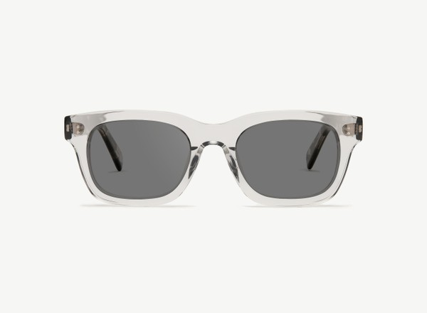 Front view of a pair of eyeglasses called the Partner in Frost