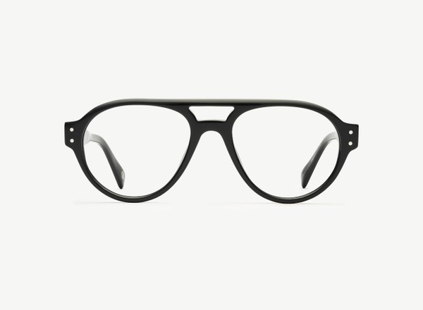 Front view of a pair of eyeglasses called the Sailor in Black
