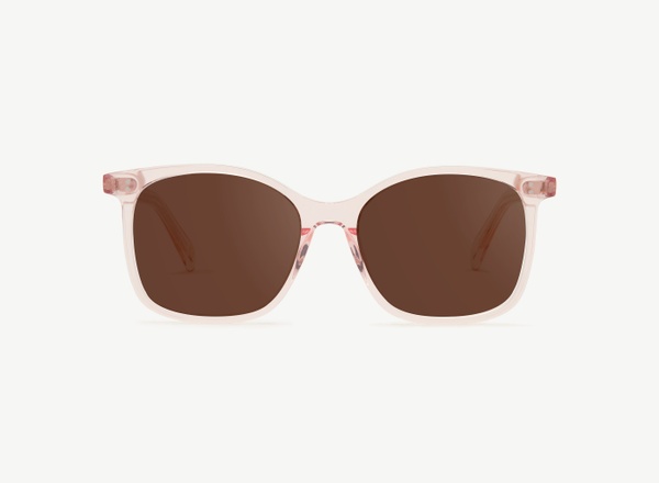 Front view of a pair of eyeglasses called the Saviour in Soda