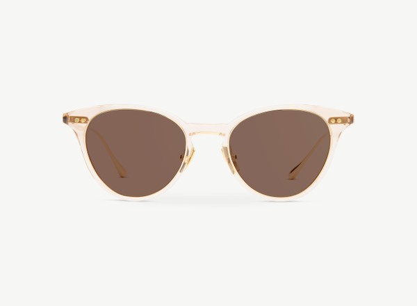Front view of a pair of eyeglasses called the Melodist in Nude