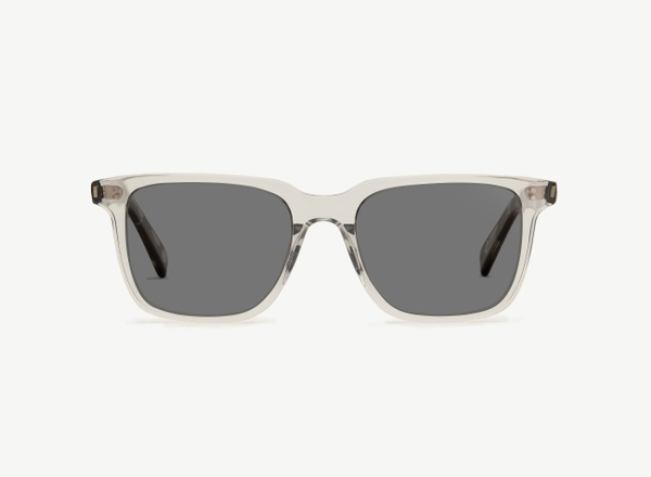 Front view of a pair of eyeglasses called the Leader in Frost