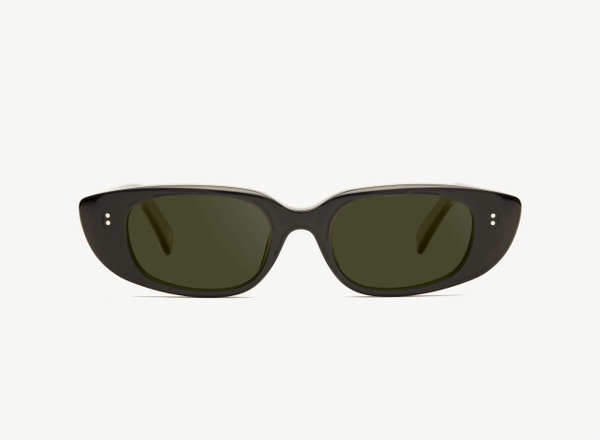 Front view of a pair of eyeglasses called the Darling in Black