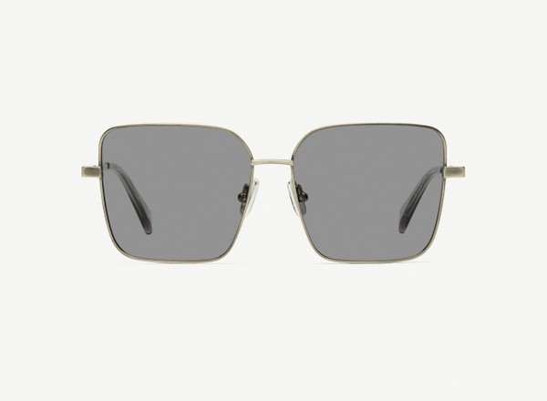 Front view of a pair of eyeglasses called the Writer in Gunmetal