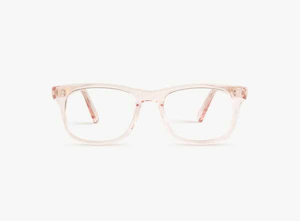 Front view of a pair of eyeglasses called the Founder in Soda