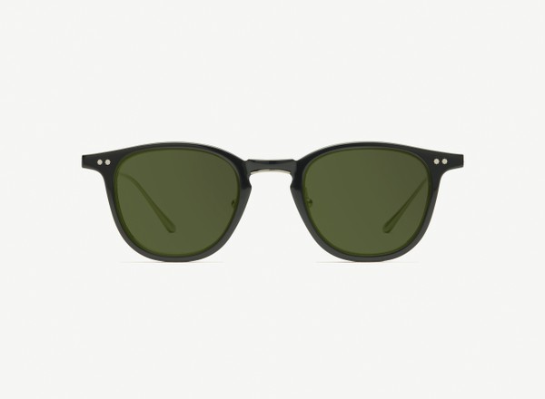 Front view of a pair of eyeglasses called the Critic in Black