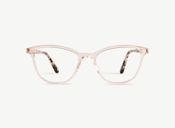 Front view of a pair of eyeglasses called the Dancer in Rose