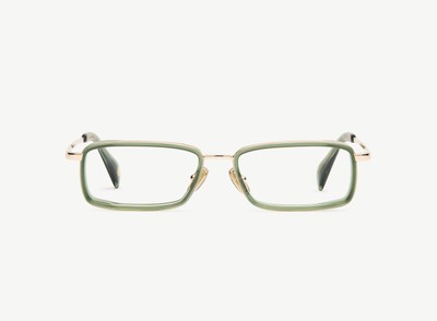 A pair of eyeglasses called the Pulse in Jade colour