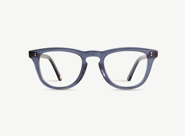 Front view of a pair of eyeglasses called the Pianist in Midnight