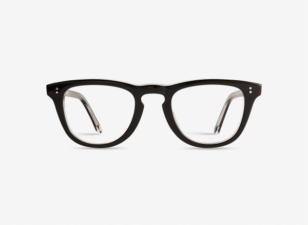 Front view of a pair of eyeglasses called the Pianist in Black