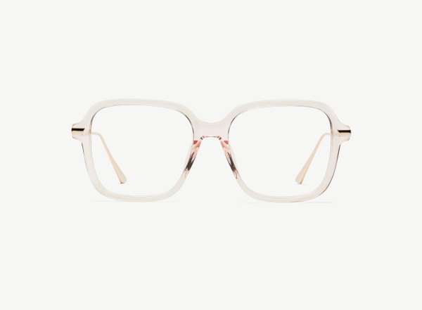 Front view of a pair of eyeglasses called the Lover in Soda