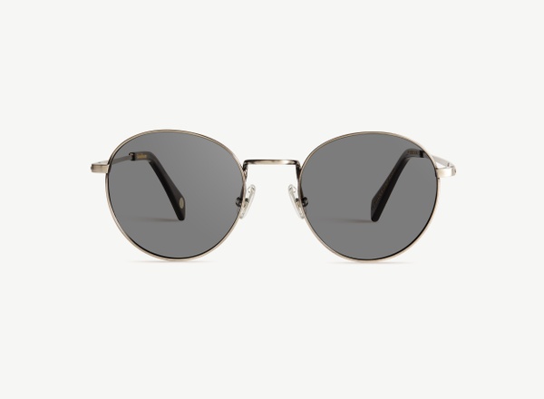 Front view of a pair of eyeglasses called the Virtuoso in Gunmetal