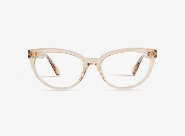 Front view of a pair of eyeglasses called the Idol in Nude