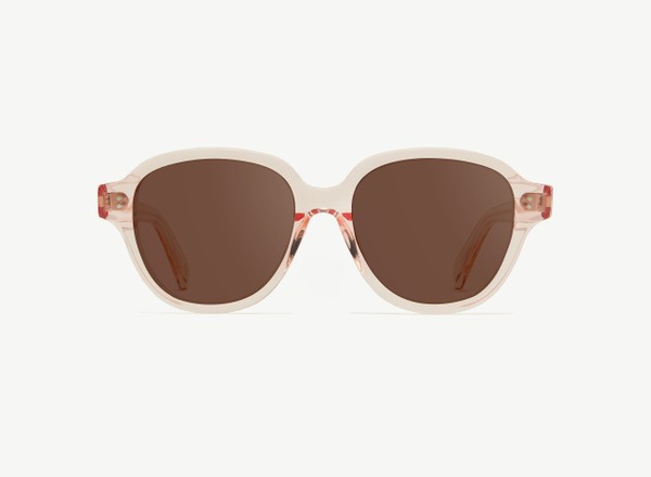 Front view of a pair of eyeglasses called the Altruist in Soda