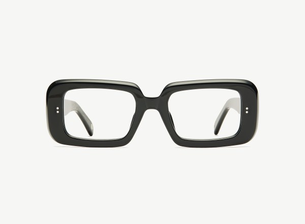 Front view of a pair of eyeglasses called the Boss in Black