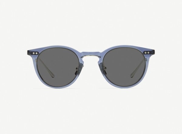 Front view of a pair of eyeglasses called the Alchemist in Midnight