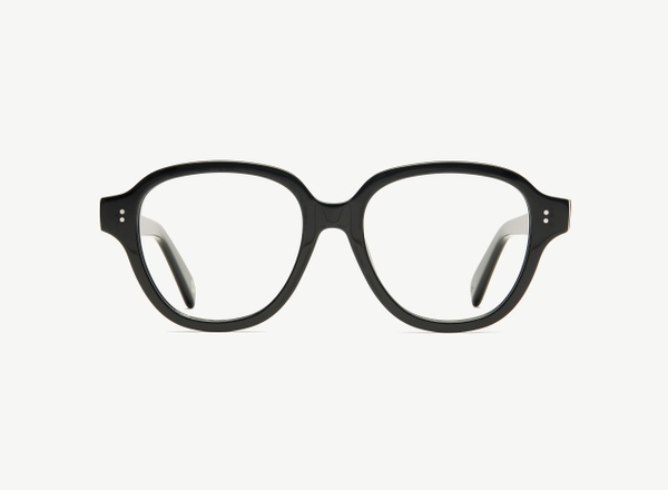 Front view of a pair of eyeglasses called the Altruist in Black