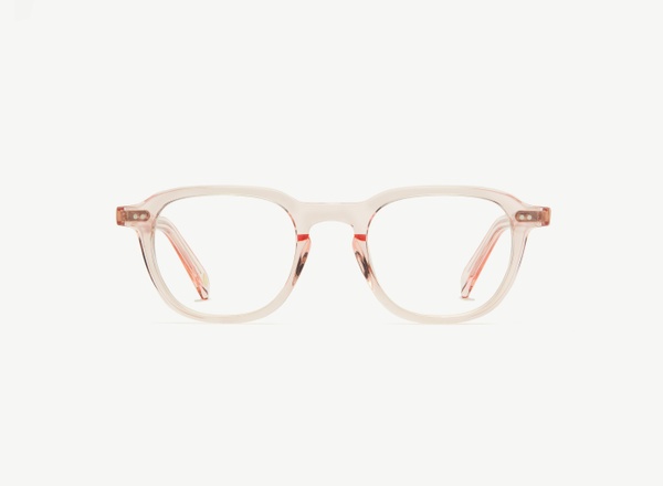 Front view of a pair of eyeglasses called the Doer in Soda