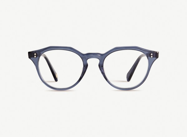 Front view of a pair of eyeglasses called the Maestro in Midnight