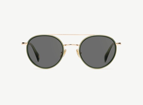 Front view of a pair of eyeglasses called the Prospect in Jade