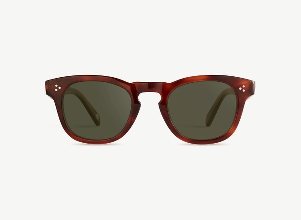 Front view of a pair of eyeglasses called the Diva in Havana