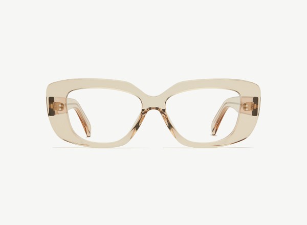 Front view of a pair of eyeglasses called the Actress in Nude