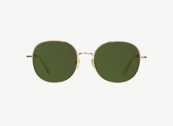 Front view of a pair of eyeglasses called the Guardian in Gold