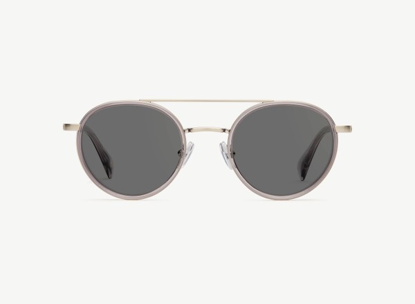 Front view of a pair of eyeglasses called the Prospect in Shadow