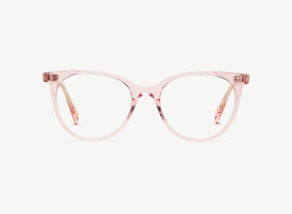 Front view of a pair of eyeglasses called the Perfumer in Soda