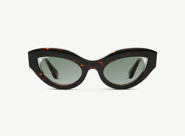 Front view of a pair of eyeglasses called the Mona in Casablanca