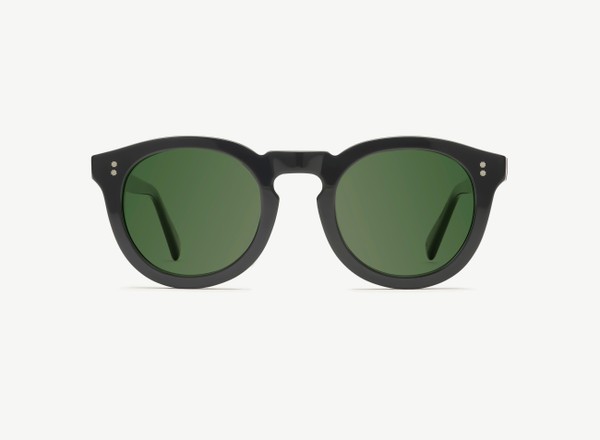Front view of a pair of eyeglasses called the Charmer in Black