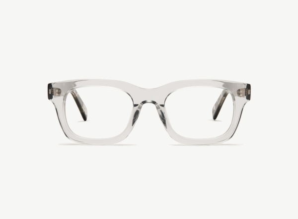 Front view of a pair of eyeglasses called the Partner in Frost