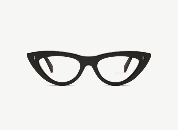 Front view of a pair of eyeglasses called the Beauty in Black