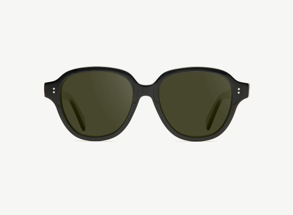Front view of a pair of eyeglasses called the Altruist in Black