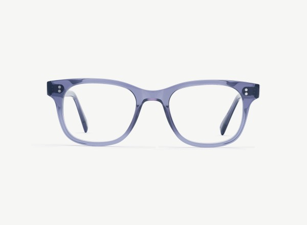 Front view of a pair of eyeglasses called the Creator in Midnight