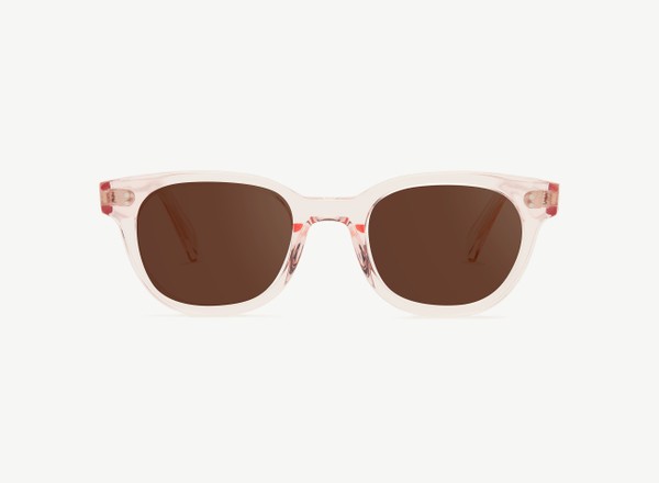 Front view of a pair of eyeglasses called the Epicure in Soda