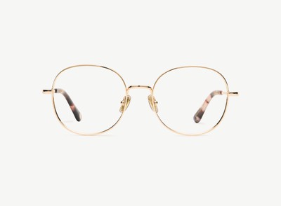 A pair of eyeglasses called the Guardian in Rose Gold colour