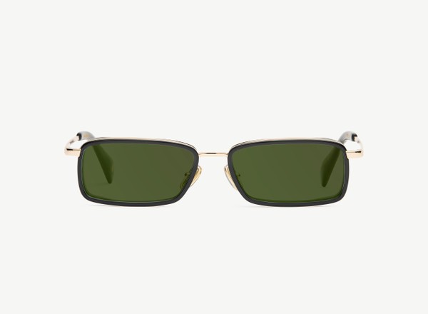Front view of a pair of eyeglasses called the Pulse in Black