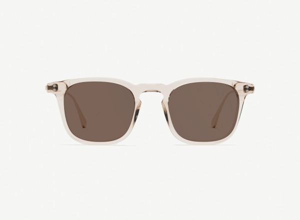 Front view of a pair of eyeglasses called the Engineer in Nude