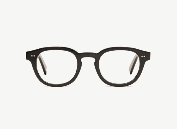 Front view of a pair of eyeglasses called the Performer in Black