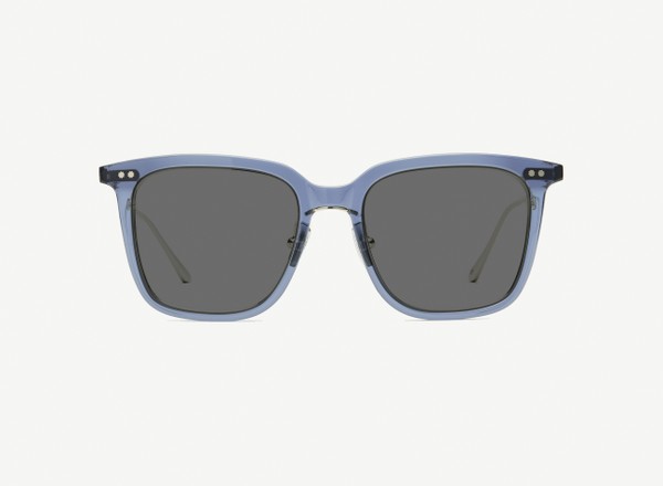 Front view of a pair of eyeglasses called the Manager in Midnight
