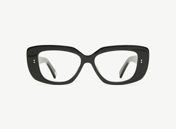 Front view of a pair of eyeglasses called the Actress in Black