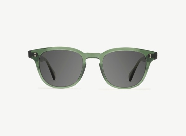 Front view of a pair of eyeglasses called the Believer in Jade