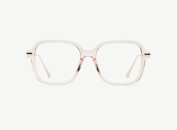 Front view of a pair of eyeglasses called the Lover in Soda