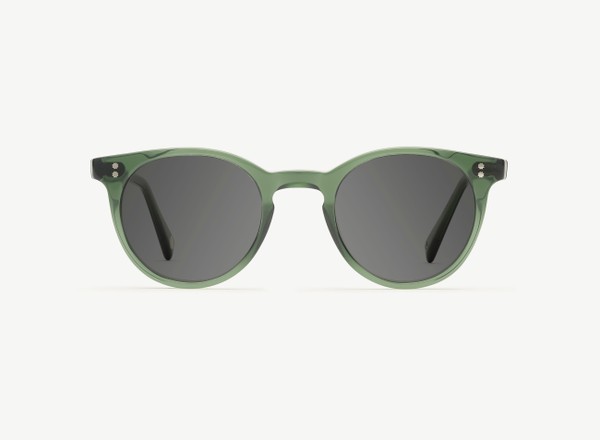 Front view of a pair of eyeglasses called the Traveller in Jade