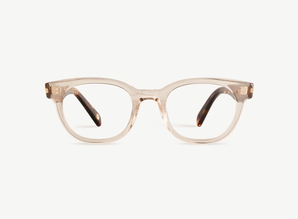 Front view of a pair of eyeglasses called the Epicure in Sunset